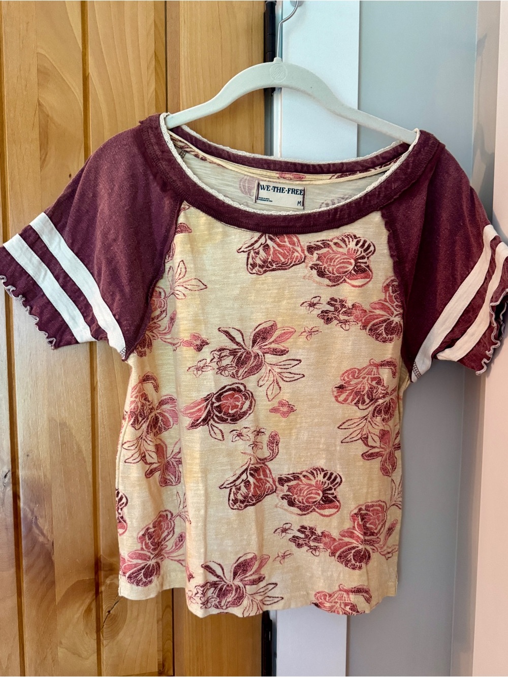 NWOT We the free people wish you were here floral tee shirt - Picture 3 of 10